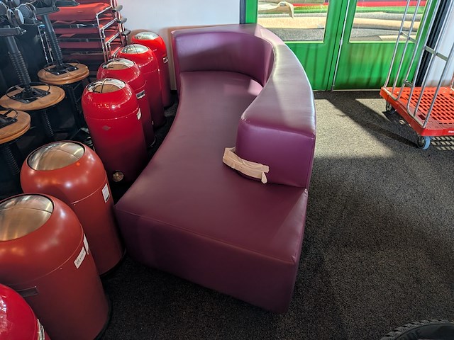 2x designbank, roze & paars - afbeelding 7 van  8