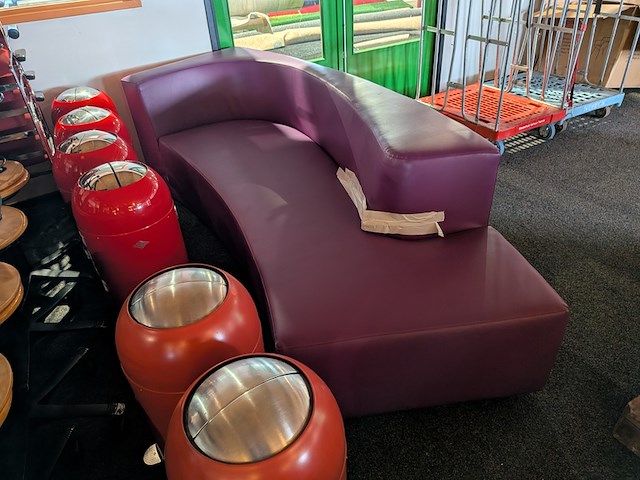 2x designbank, roze & paars - afbeelding 8 van  8