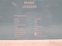 2x desinfectie lamp, uvix, uvix55r uv-c lamp - afbeelding 4 van  4