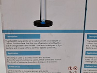 2x desinfectie lamp, uvix, uvix55r uv-c lamp - afbeelding 3 van  4