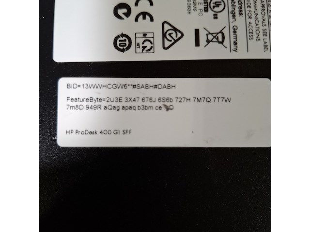 2x desktop, hp, prodesk 400 g1 sff, core i3 - afbeelding 9 van  12