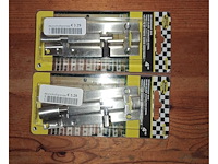 2x deurgrendel/schuif 120 mm (doos-q) - afbeelding 3 van  3