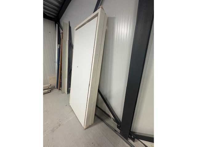 2x deurkozijn en 1x deur wit, , stomp - afbeelding 2 van  3