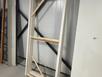 2x deurkozijn en 1x deur wit, , stomp - afbeelding 3 van  3