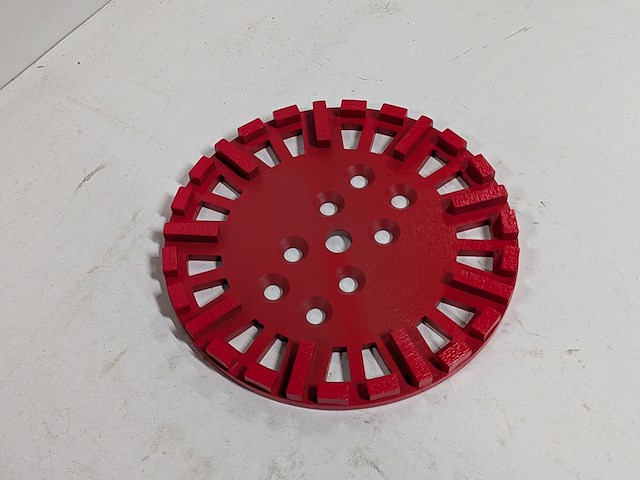 2x disc / schuurschijf t.b.v. betonschuurmacine, diamag, bge718250rd - afbeelding 2 van  6