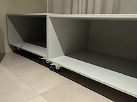 2x display blok, grijs, verrijdbaar - afbeelding 4 van  4