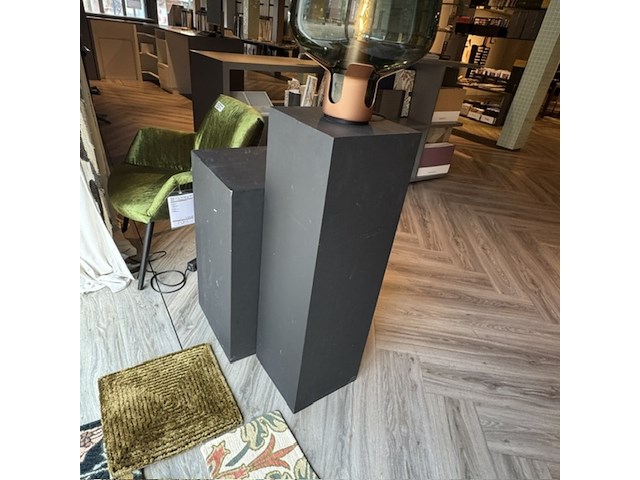 2x display blok, zwart - afbeelding 2 van  2