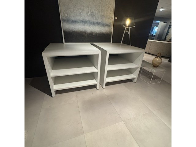 2x display tafel, wit - afbeelding 1 van  5