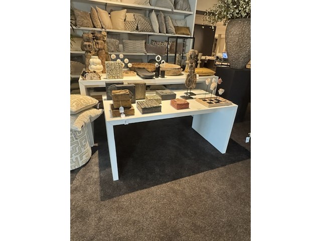2x displaytafel, wit - afbeelding 1 van  3