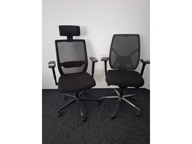 2x diverse bureaustoel - afbeelding 1 van  6