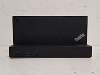 2x dockingstation lenovo, thinkpad hybrid usd-c with usb-a dock | dud9011d1 | 40af - afbeelding 1 van  8
