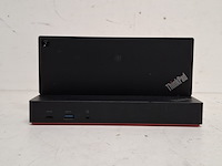 2x dockingstation lenovo, thinkpad hybrid usd-c with usb-a dock | dud9011d1 | 40af - afbeelding 1 van  8
