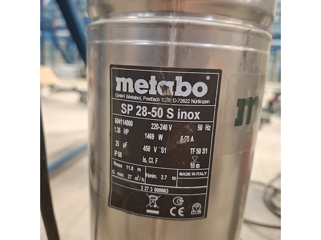 2x dompelpomp metabo, diverse modellen - afbeelding 7 van  10