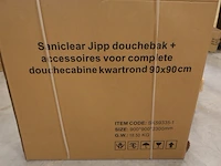 2x douchebak saniclear, jipp - afbeelding 3 van  7