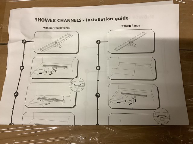 2x douchegoot 2 maten - afbeelding 2 van  4