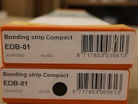 2x douchegoot met afdichtingsset easy drain + aco, bonding strip compact, rvs - afbeelding 2 van  6