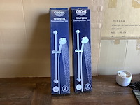 2x doucheset met 2 stralen, grohe, tempesta cosm. 100, chroom - afbeelding 1 van  2