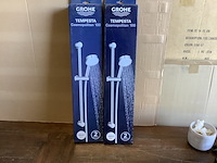 2x doucheset met 2 stralen, grohe, tempesta cosm. 100, chroom - afbeelding 2 van  3