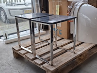 2x douchestoel best design, faece-black, zwart - afbeelding 1 van  4