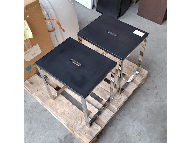 2x douchestoel best design, faece-black, zwart - afbeelding 4 van  4