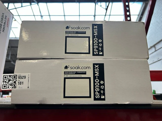 2x douchethermostaatkraan inclusief douchekop soak, sp9100-msx - afbeelding 7 van  7
