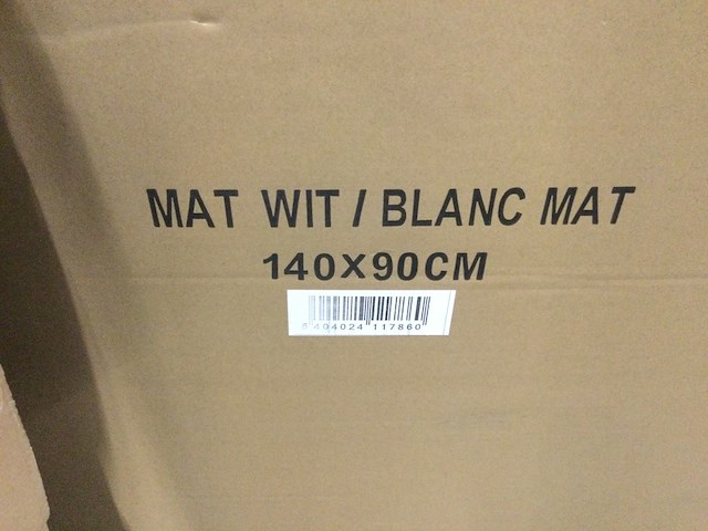 2x douchevloer 140x90 cm, aloni, swb-914, wit - afbeelding 3 van  3