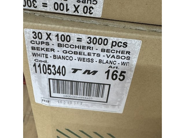 2x dozen bekers - afbeelding 2 van  3