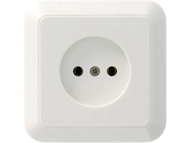 2x dozen stopcontacten inbouw en opbouw, plieger, wit - afbeelding 1 van  3