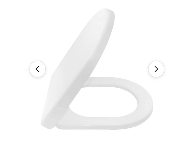 2x dozen van 12 toiletbrillen aloni, gala al0336, wit - afbeelding 1 van  3