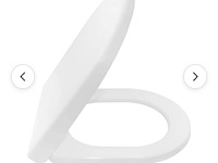 2x dozen van 12 toiletbrillen aloni, gala al0336, wit - afbeelding 1 van  3