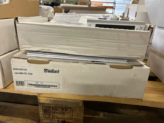 2x draadloze verwarmingsregelaar met digitaal display vaillant, calormatic 470f - afbeelding 2 van  4