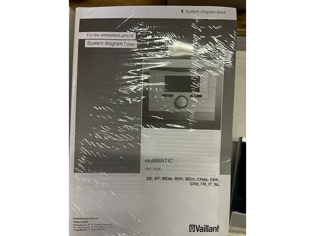 2x draadloze verwarmingsregelaar met digitaal display vaillant, calormatic 470f - afbeelding 4 van  4