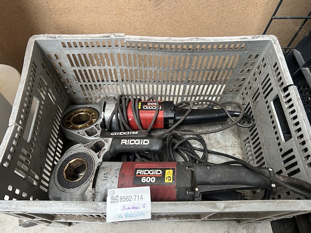 2x draadsnijmachine zonder koppen, ridgid, model 600 - afbeelding 1 van  5