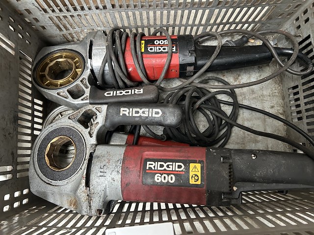 2x draadsnijmachine zonder koppen, ridgid, model 600 - afbeelding 2 van  5