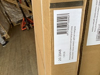 2x draaibare zijwand met scharnier profiel links wb, 20.3948, mat glas - afbeelding 3 van  3