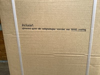 2x draaibare zijwand met scharnier profiel links wb, 20.3948, mat glas - afbeelding 3 van  4