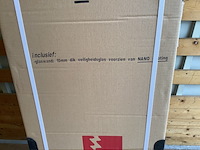 2x draaibare zijwand met scharnier profiel rechts wb, 20.3949, mat glas - afbeelding 3 van  4