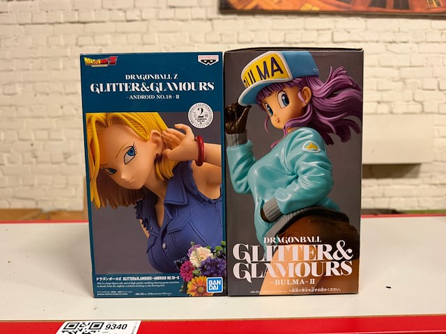 2x dragon ball z glitter & glamours collectiefiguur - afbeelding 1 van  3