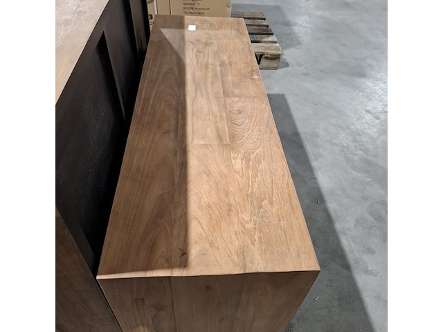 2x dressoir en tv meubel rhythm, raw materials, bruin - afbeelding 6 van  14