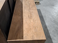 2x dressoir en tv meubel rhythm, raw materials, bruin - afbeelding 6 van  14