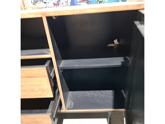 2x dressoir en tv meubel rhythm, raw materials, bruin - afbeelding 13 van  14