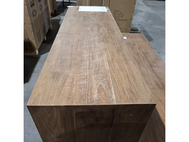 2x dressoir en tv meubel rhythm, raw materials, bruin - afbeelding 14 van  14