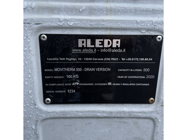2x droogijs container, aleda, movitherm 500, 2020 - afbeelding 3 van  6