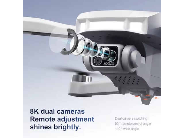 2x dual 8k camera drone, v34 - afbeelding 4 van  9