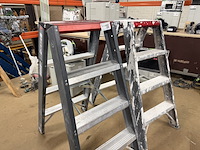 2x dubbel oploopbare trap altrex pro+, falco fdo 2x4 - afbeelding 6 van  10