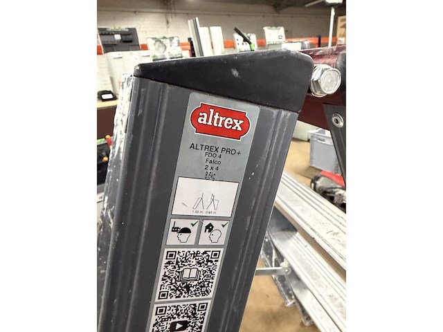 2x dubbel oploopbare trap altrex pro+, falco fdo 2x4 - afbeelding 10 van  10