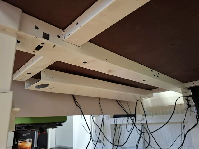 2x duo-bureau, in hoogte verstelbaar - afbeelding 4 van  8