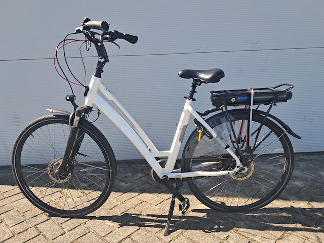 2x e-bike, stella, wit - afbeelding 9 van  28