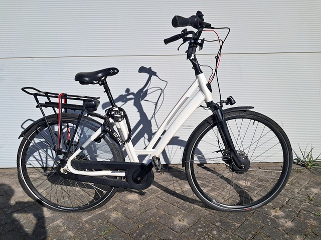2x e-bike, stella, wit - afbeelding 8 van  29