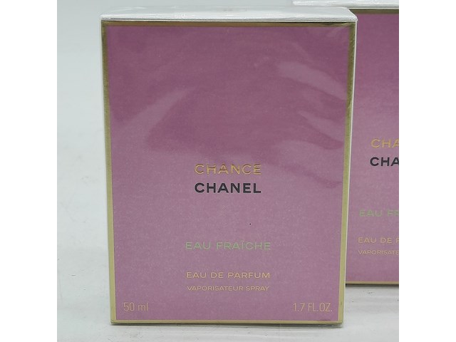 2x eau de parfum, 50 ml, chanel, chance eau fraîche - afbeelding 2 van  9